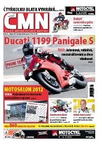Obálka e-magazínu ČESKÉ MOTOCYKLOVÉ NOVINY 9/2012