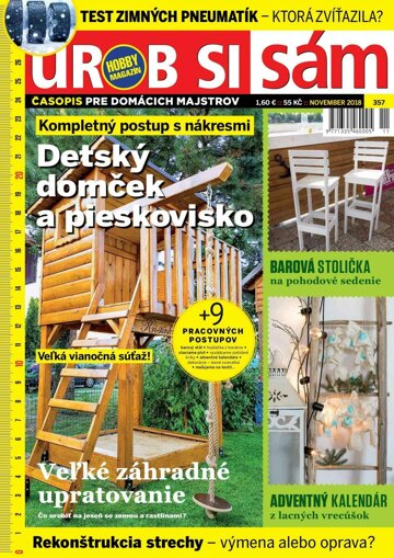 Obálka e-magazínu Urob si sám 11/2018