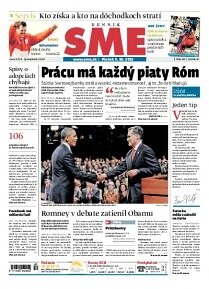 Obálka e-magazínu SME 5.10.2012