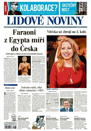 Obálka e-magazínu Lidové noviny 18.3.2019