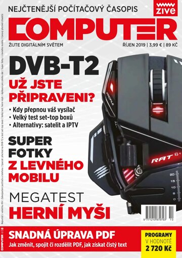 Obálka e-magazínu Computer 10/2019