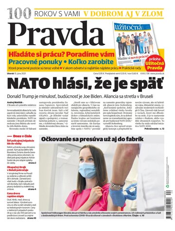 Obálka e-magazínu Pravda 15. 6. 2021