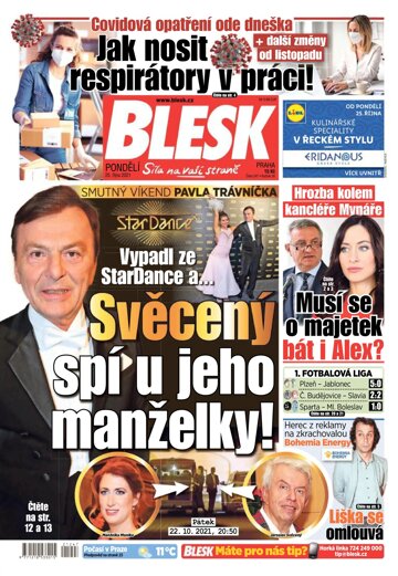 Obálka e-magazínu Blesk 25.10.2021