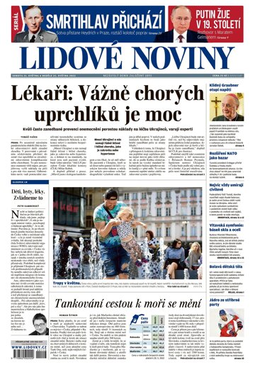 Obálka e-magazínu Lidové noviny 21.5.2022
