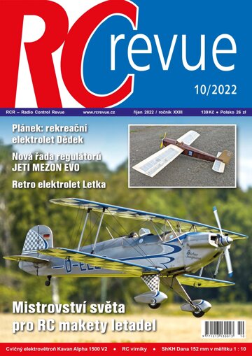 Obálka e-magazínu RC revue 10/2022