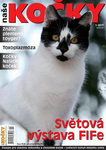 Obálka e-magazínu Naše kočky 1/2017