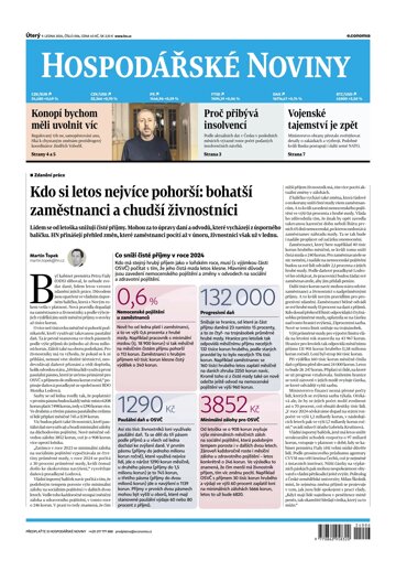 Obálka e-magazínu Hospodářské noviny 006 - 9.1.2024