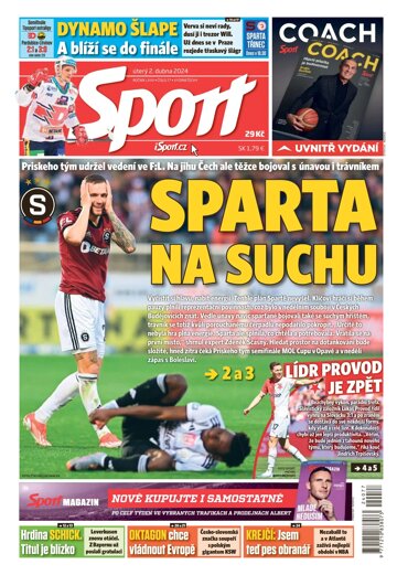 Obálka e-magazínu Sport 2.4.2024