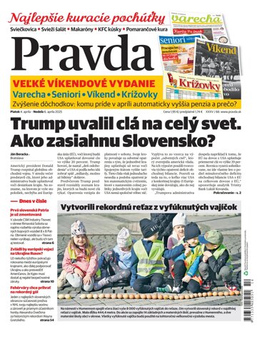 Obálka e-magazínu Pravda 4. 4. 2025