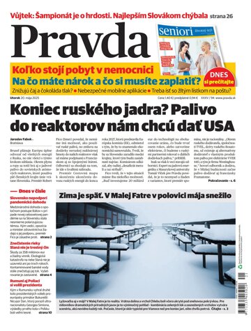 Obálka e-magazínu Pravda 20. 5. 2025