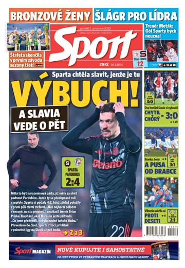 Obálka e-magazínu Sport 1.12.2025