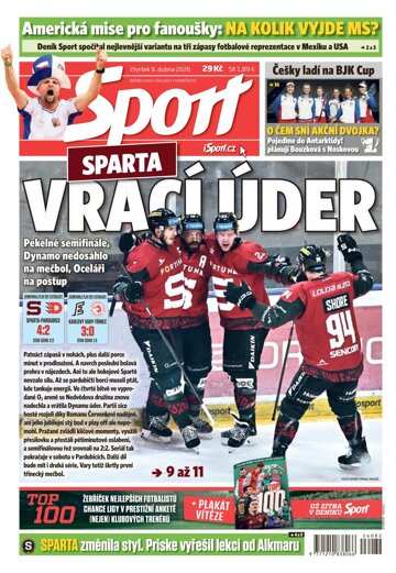 Obálka e-magazínu Sport 9.4.2026