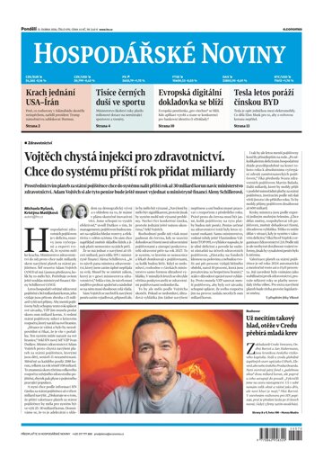 Obálka e-magazínu Hospodářské noviny 070 - 13.4.2026