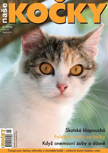 Obálka e-magazínu Naše kočky 9/2026