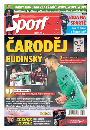 Obálka e-magazínu Sport 29.10.2026