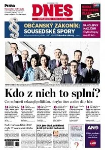 Obálka e-magazínu MF Dnes 25.10.2013