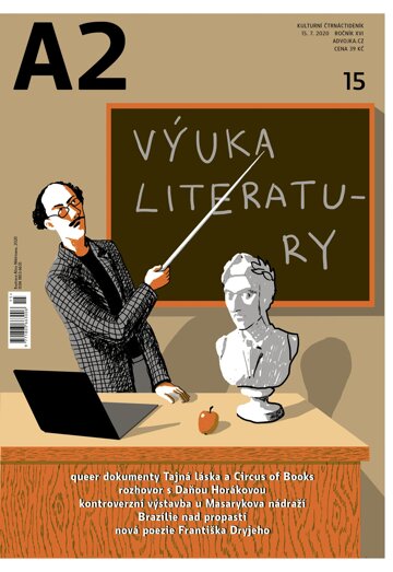 Obálka knihy A2 kulturní čtrnáctideník 15/2020 - Výuka literatury