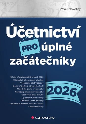 Obálka knihy Účetnictví pro úplné začátečníky 2026