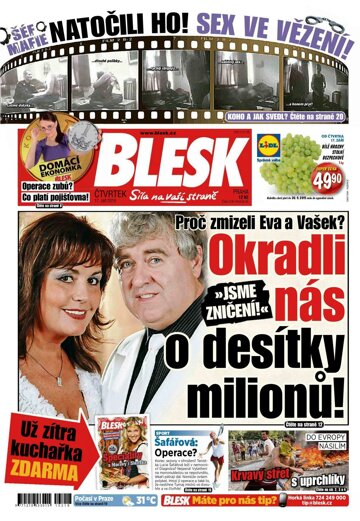 Obálka e-magazínu Blesk 17.9.2015