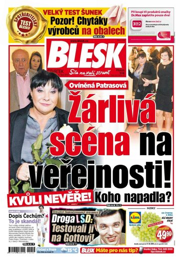 Obálka e-magazínu Blesk 8.10.2015