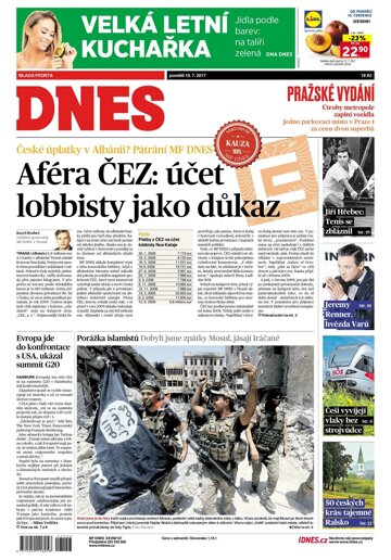 Obálka e-magazínu MF Dnes 10.7.2017