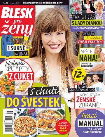 Obálka e-magazínu Blesk pro ženy 28.8.2017