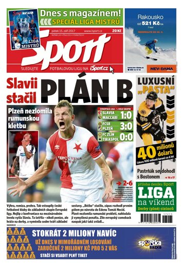 Obálka e-magazínu Sport 15.9.2017