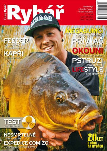 Obálka e-magazínu Český rybář 5/2018