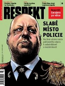 Obálka e-magazínu Respekt 33/2012