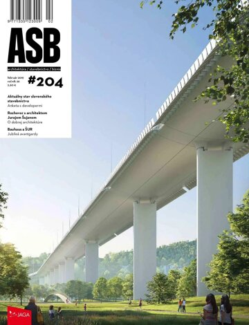 Obálka e-magazínu ASB Architektúra Stavebníctvo Biznis 2.1.2019
