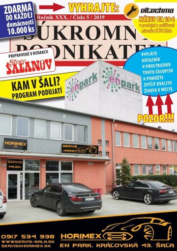 Obálka e-magazínu Súkromný podnikateľ 5/2019