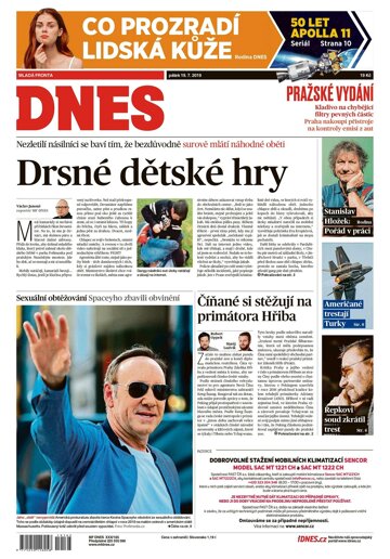 Obálka e-magazínu MF Dnes 19.7.2019