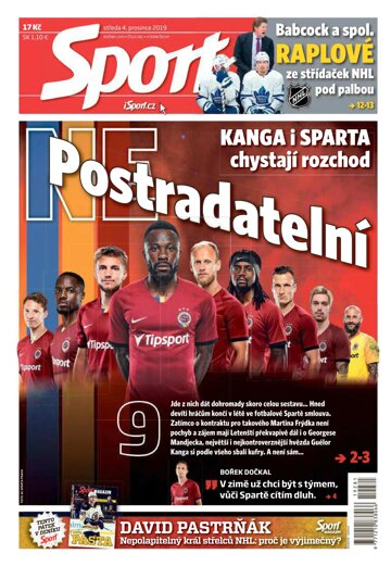 Obálka e-magazínu Sport 4.12.2019