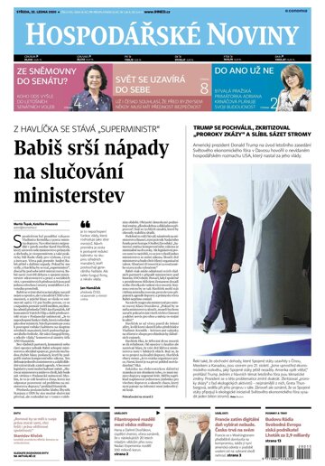 Obálka e-magazínu Hospodářské noviny 015 - 22.1.2020