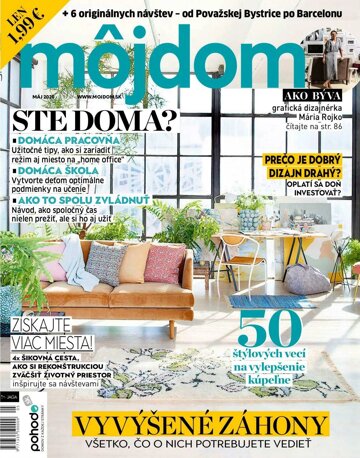 Obálka e-magazínu Môj dom 5/2020