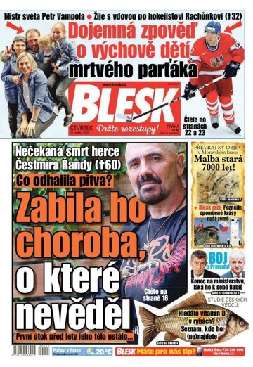 Obálka e-magazínu Blesk 21.5.2020