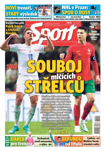 Obálka e-magazínu Sport 24.9.2022