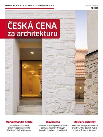 Obálka e-magazínu Hospodářské noviny - příloha 218 - 10.11.2022 Česká cena za architekturu