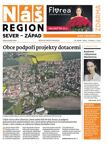 Obálka e-magazínu Náš Region - Sever 5/2023