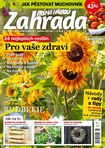 Obálka e-magazínu Zahrada prima nápadů - 5/2022