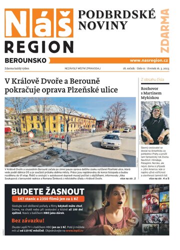 Obálka e-magazínu Náš Region - Berounsko 11/2023