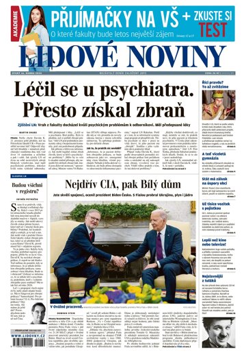 Obálka e-magazínu Lidové noviny 16.4.2024