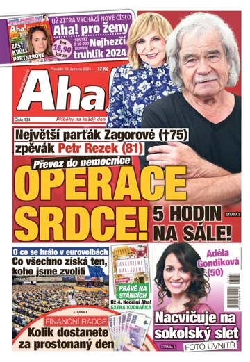 Obálka e-magazínu AHA! 10.6.2024