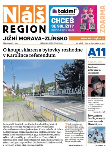 Obálka e-magazínu Náš Region - Jižní Morava/Zlínsko 12/2025