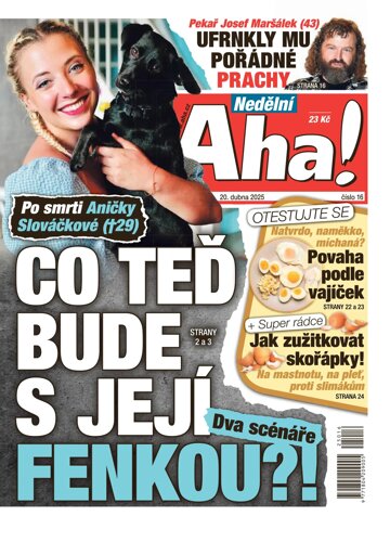 Obálka e-magazínu Nedělní AHA! 20.4.2025