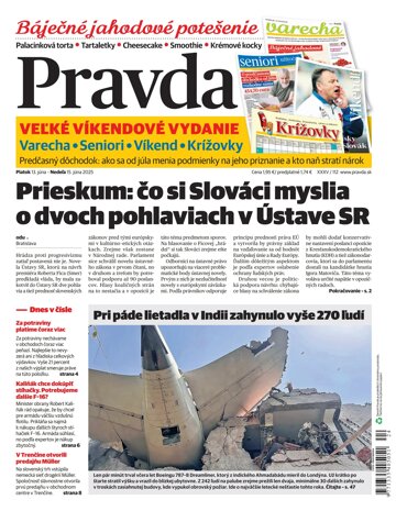 Obálka e-magazínu Pravda 13. 6. 2025