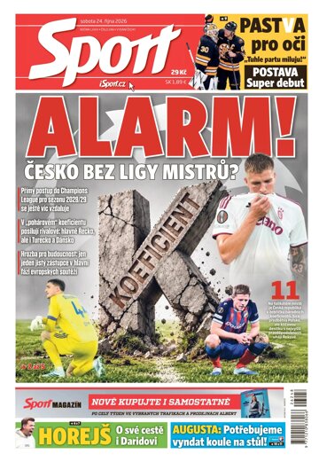 Obálka e-magazínu Sport 24.10.2026