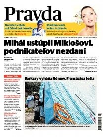 Obálka e-magazínu Pravda 18.8.2010