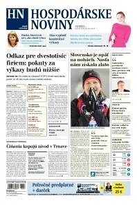 Obálka e-magazínu Hospodárske noviny 09.02.2014
