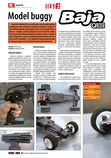 Obálka e-magazínu Model buggy Baja Q32